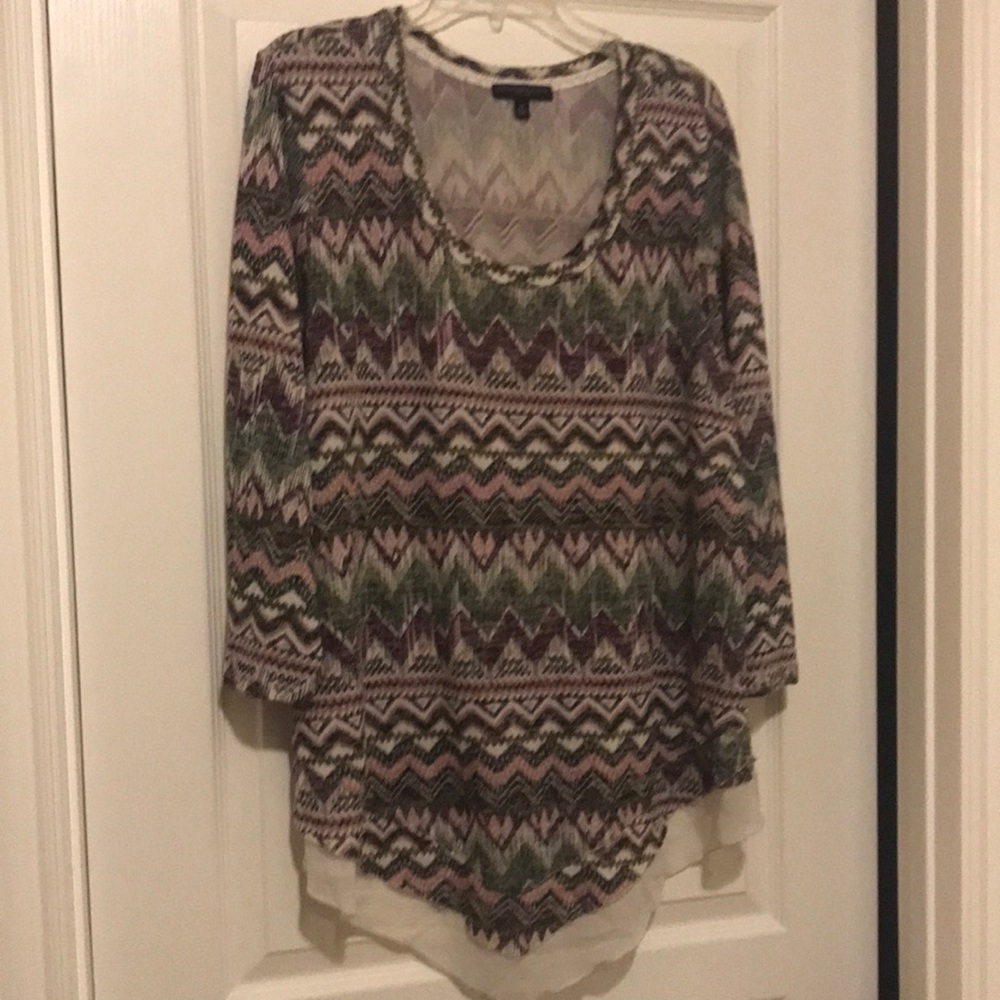 Signature Studio Plus 3/4 Sleeve Top